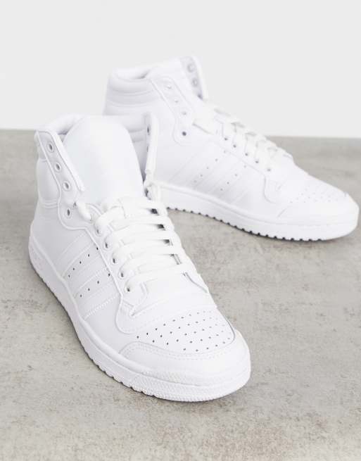 adidas Originals top ten hi sneakers in white | ASOS