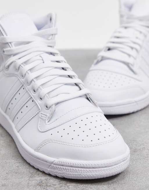 adidas Originals Top Ten hi top sneakers white |