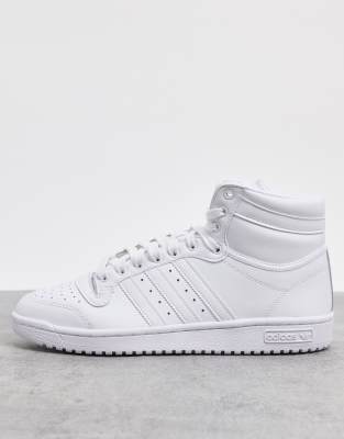 ladies white adidas high tops