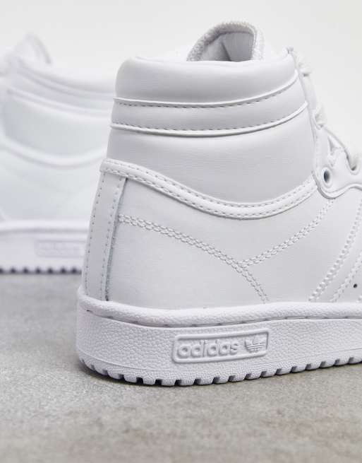 Antagonist verstoring Middelen adidas Originals - Top Ten - Hoge sneakers in wit | ASOS