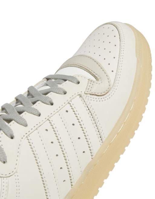 Originals Top Ten RB sneakers in off white with rubber sole | ASOS