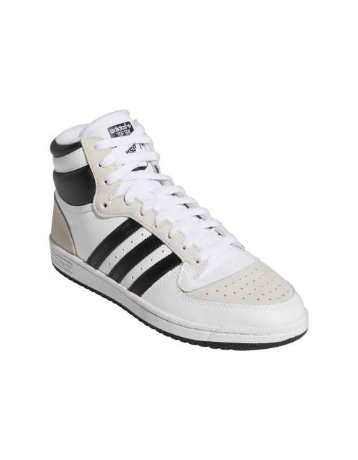 Adidas originals shoes high outlet tops white and black