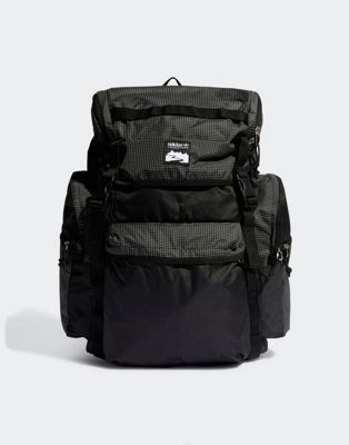 adidas Originals Toploader backpack in black