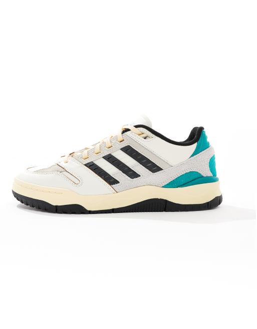 adidas Originals Torsion Phantom Low Sneaker in gebrochenem WeiB und Grun