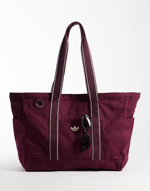 adidas Originals Tote Bag in burgundy, 2 of 4