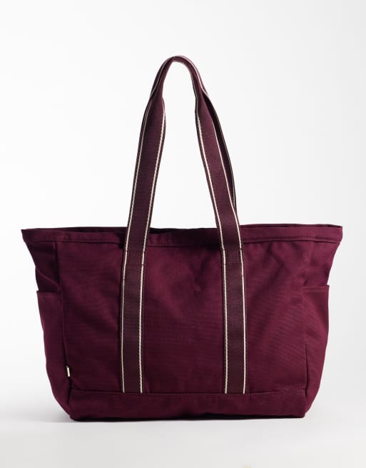 adidas Originals Tote Bag in burgundy, 3 of 4
