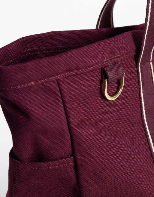 adidas Originals Tote Bag in burgundy, 4 of 4