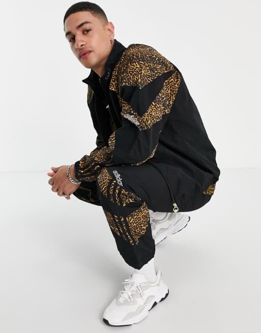 Leopard print tracksuit on sale adidas