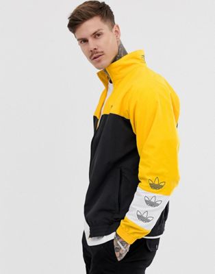 yellow and black adidas jacket