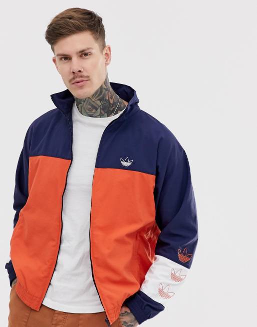 Adidas windbreaker asos online