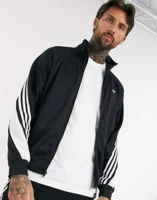 adidas originals track jacket with sleeve stripes