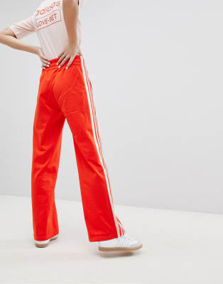 adidas originals red track pants