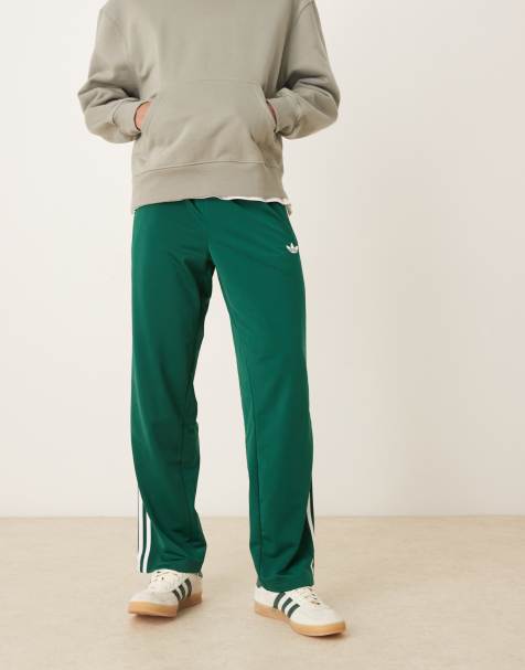adidas Originals track pants in dark green - view 1
