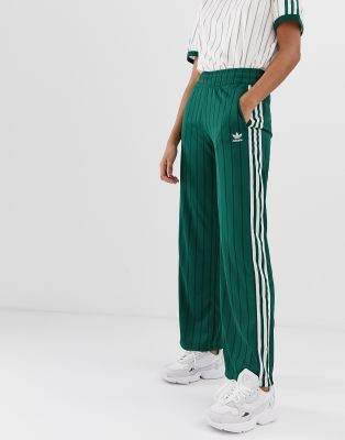 dark green adidas track pants
