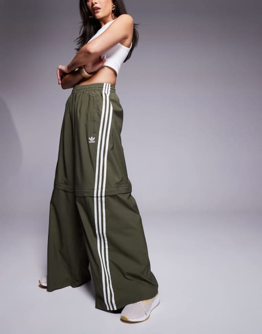 adidas Originals track pants in olive green