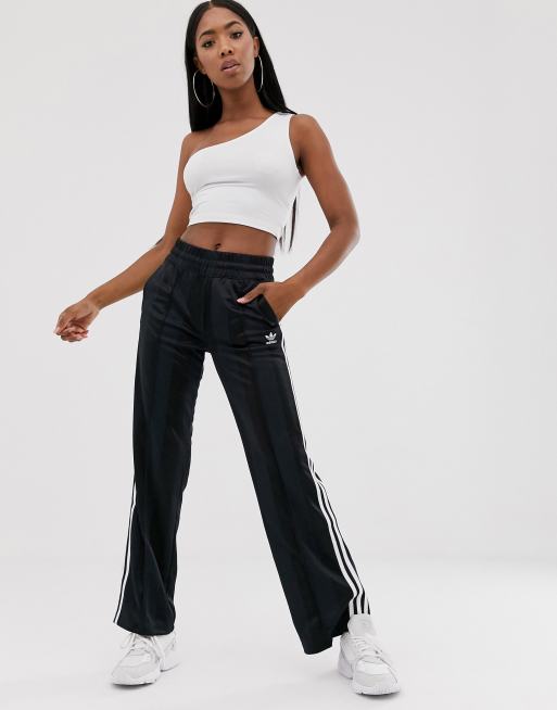 ASOS DESIGN Straight Leg Track Pant In Tricot In Black, Straight Leg  Trackies