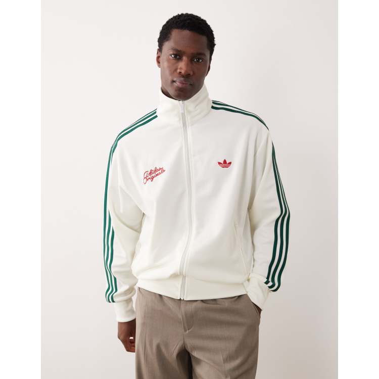adidas Originals track top in off-white | ASOS