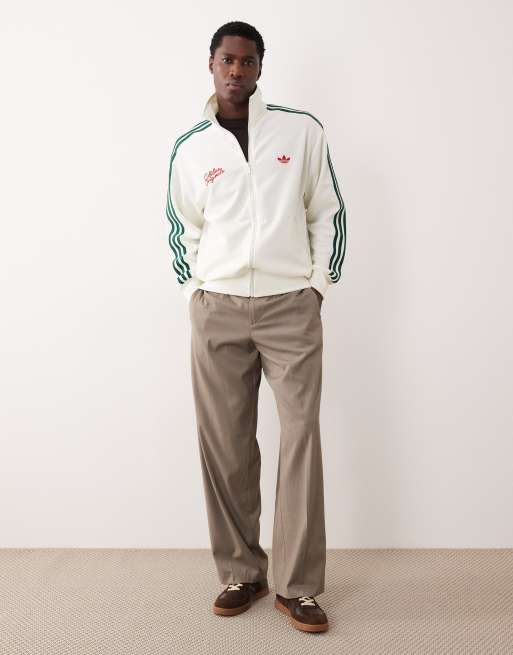 adidas Originals track top in off-white | ASOS