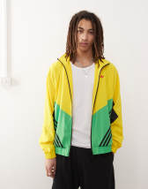 adidas Originals track top in green and yellow | ASOS