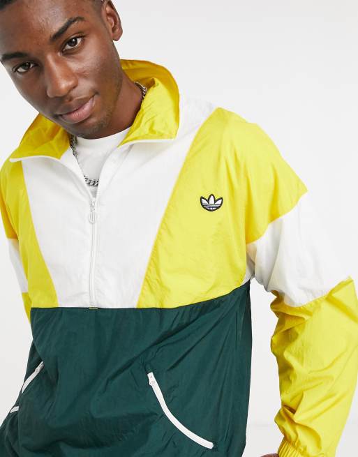 adidas Originals track top in yellow