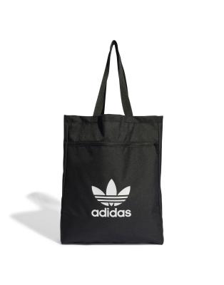 adidas Originals - Tragetasche in Schwarz mit Kleeblatt-Logo