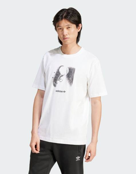 adidas Originals Training supply street tee 5 in white - view 1