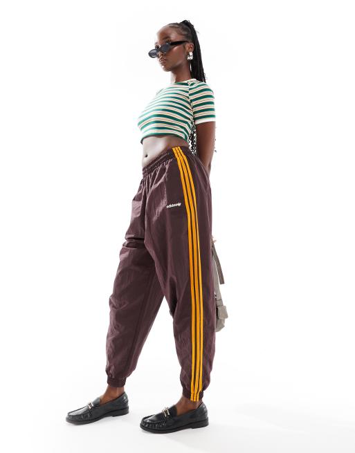 adidas Originals - Trainingsbroek in jaren 80-stijl in schaduwbruin