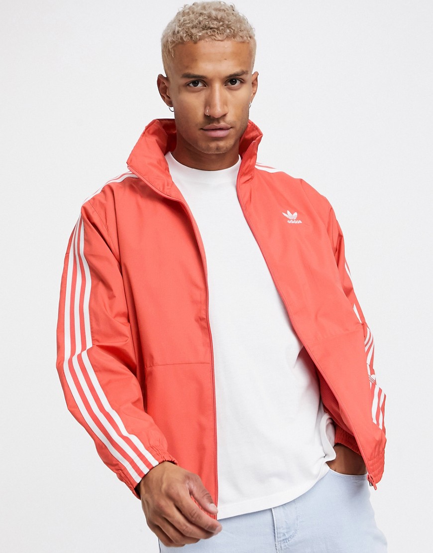 Adidas Originals - Trainingsjack met logo in rood
