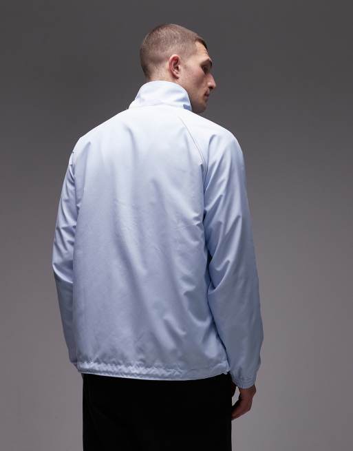 adidas Originals – Trainingsjacke in Hellblau mit Bruststreifen, 3 von 5