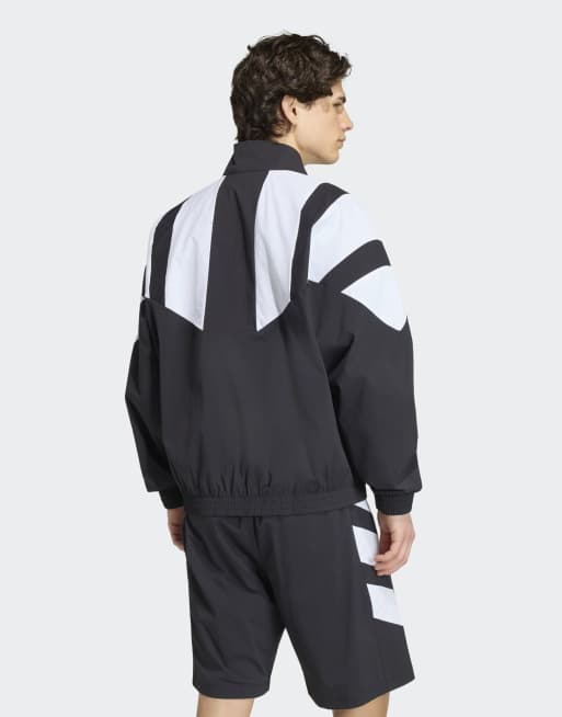 adidas Originals – Trainingsjacke in Schwarz mit Colourblock-Design, 2 von 5