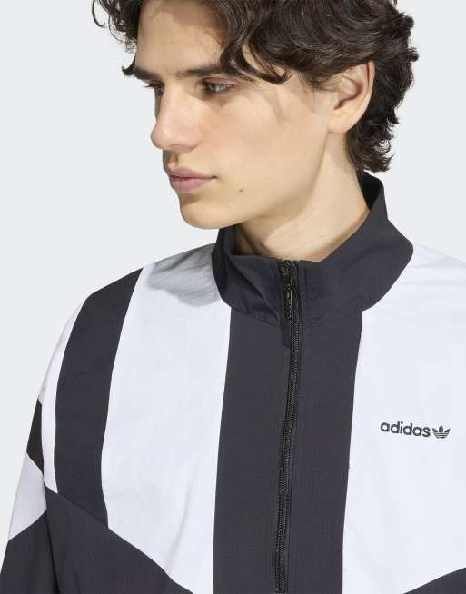 adidas Originals – Trainingsjacke in Schwarz mit Colourblock-Design, 3 von 5