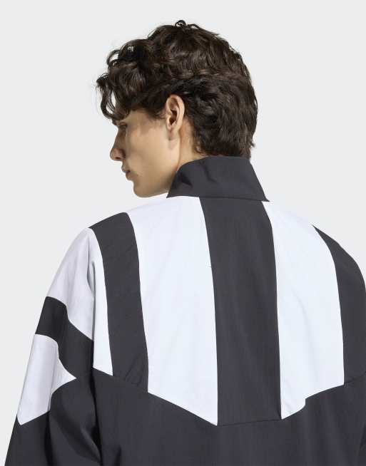 adidas Originals – Trainingsjacke in Schwarz mit Colourblock-Design, 4 von 5