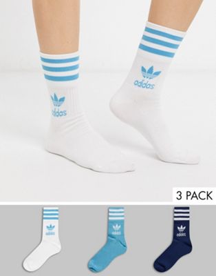 adidas originals 3 pack trefoil socks