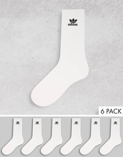 adidas Originals Trefoil 6-pack crew socks