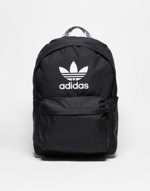 adidas Originals trefoil backpack in black - BLACK | ASOS