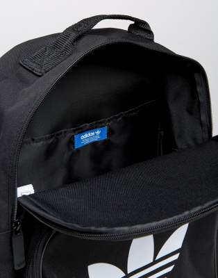 adidas originals trefoil backpack in black