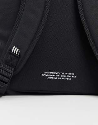 adidas originals trefoil logo black backpack