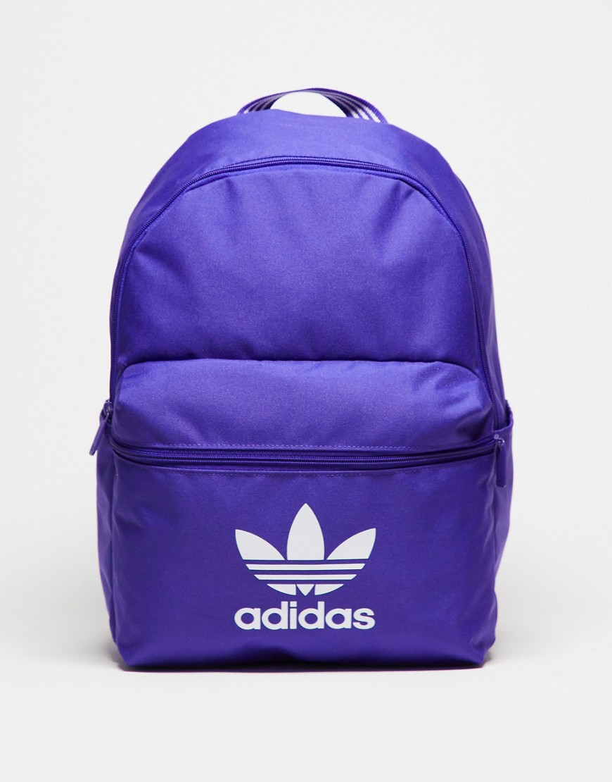 adidas Originals trefoil backpack in blue-Navy
