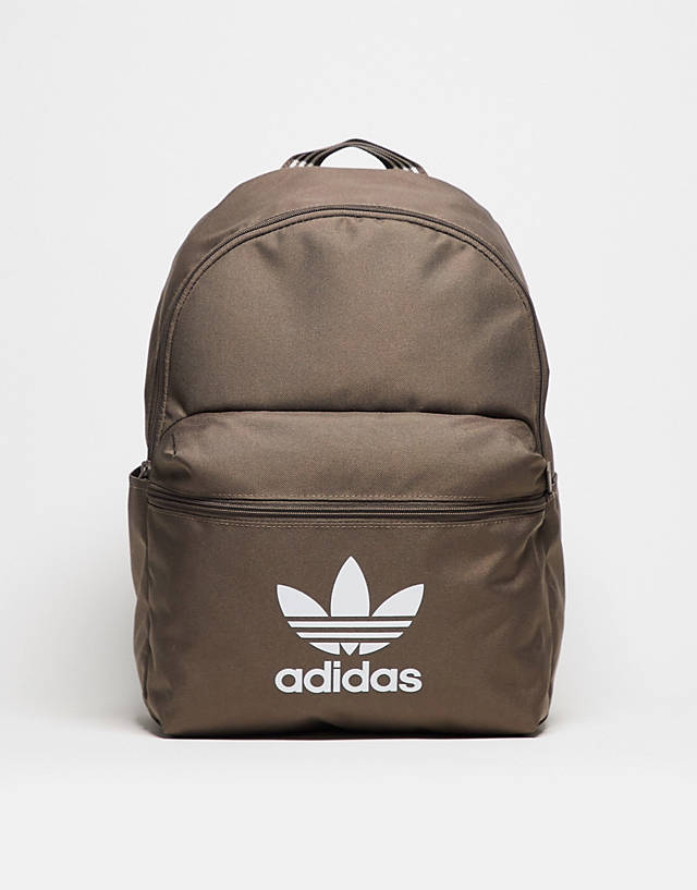 adidas Originals - trefoil backpack in brown