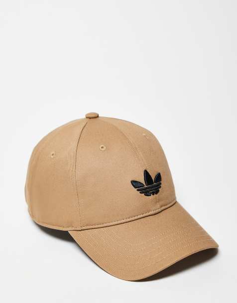 adidas Originals trefoil baseball cap in beige - view 1