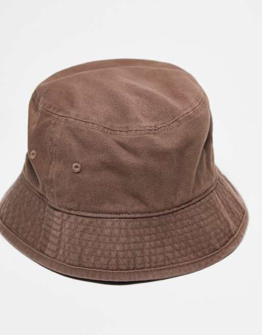 adidas Originals trefoil bucket hat in brown | ASOS