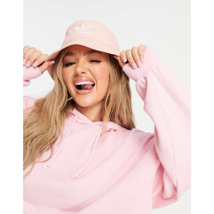 Adidas pink bucket hat online