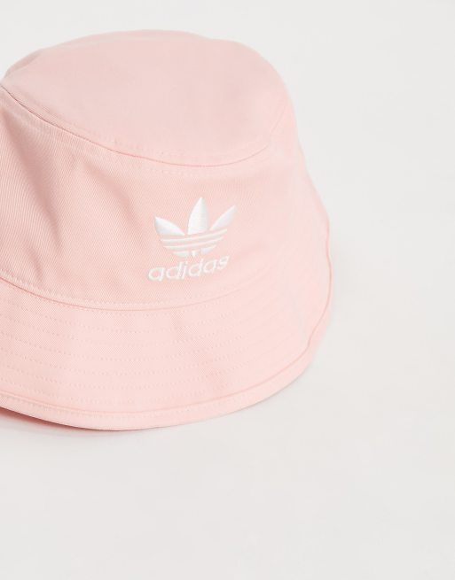 Baby pink best sale adidas bucket hat