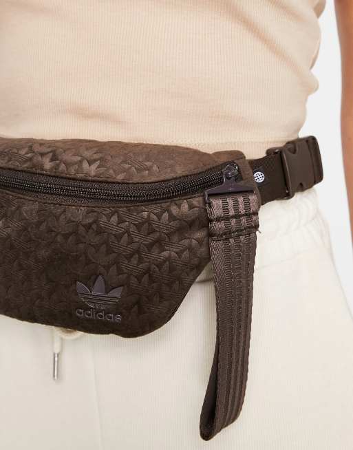 adidas Originals trefoil bum bag in brown