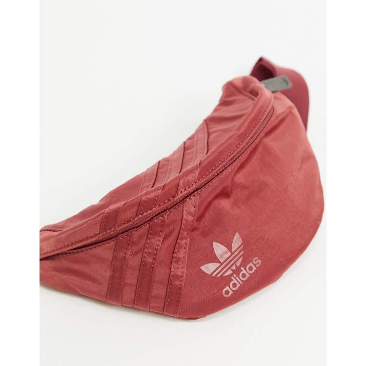 adidas Originals trefoil bum bag in red