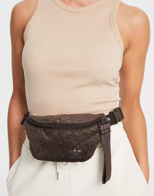 adidas Originals trefoil bumbag in brown