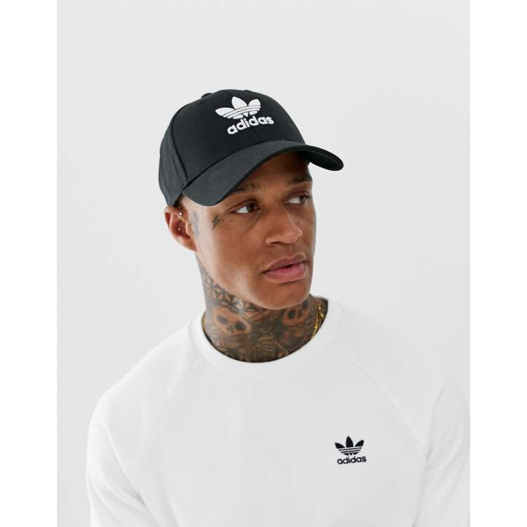 adidas Originals Trefoil Cap in black | ASOS