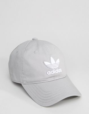 adidas Originals trefoil cap in grey 