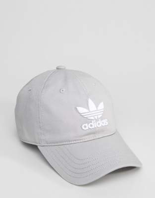 adidas Originals trefoil cap in grey 