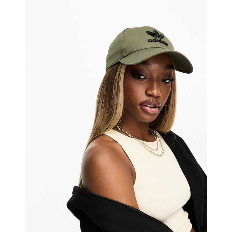 Khaki best sale adidas hat